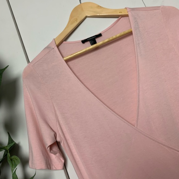 Pink Wrap Dress - Picture 2 of 14